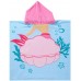 Hooded Beach Towel Absorbent Soft Microfiber Poncho for Age 1-6 Years Toddler Kids Boys Girls, Multi-use for Bath/ Swim/ Pool/ Shower